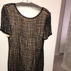 Vintage 90s Beaded Cocktail Dress Vintage